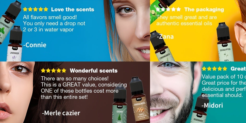 6/10/20pcs Essential Oils Set-Essential Oils for Diffuser for Home, Air Freshening Diffuser Oils Scents For, Laundry, Candle, Humidifiers 6/10/20 × 0.34oz. Ideal Valentines Day Gift for Women, Friends, Lover