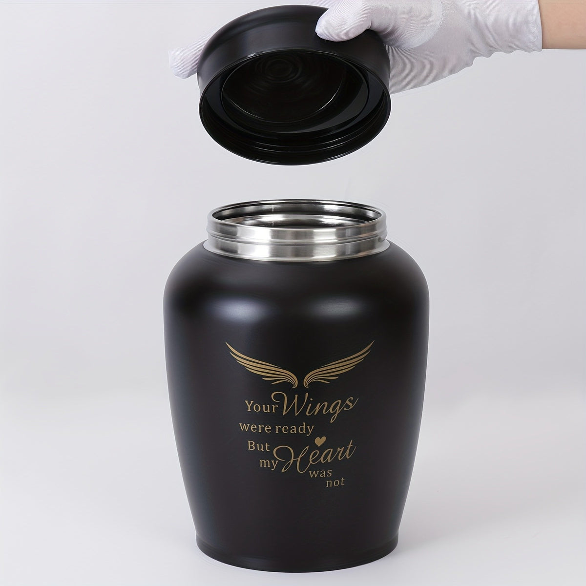 8.5" Large Urns For Human Ashes Adult Male Female, Cremation Urn Human Ashes For Men Women, Burial Urns For Cremated Remains, Holds Up To 180 LBS