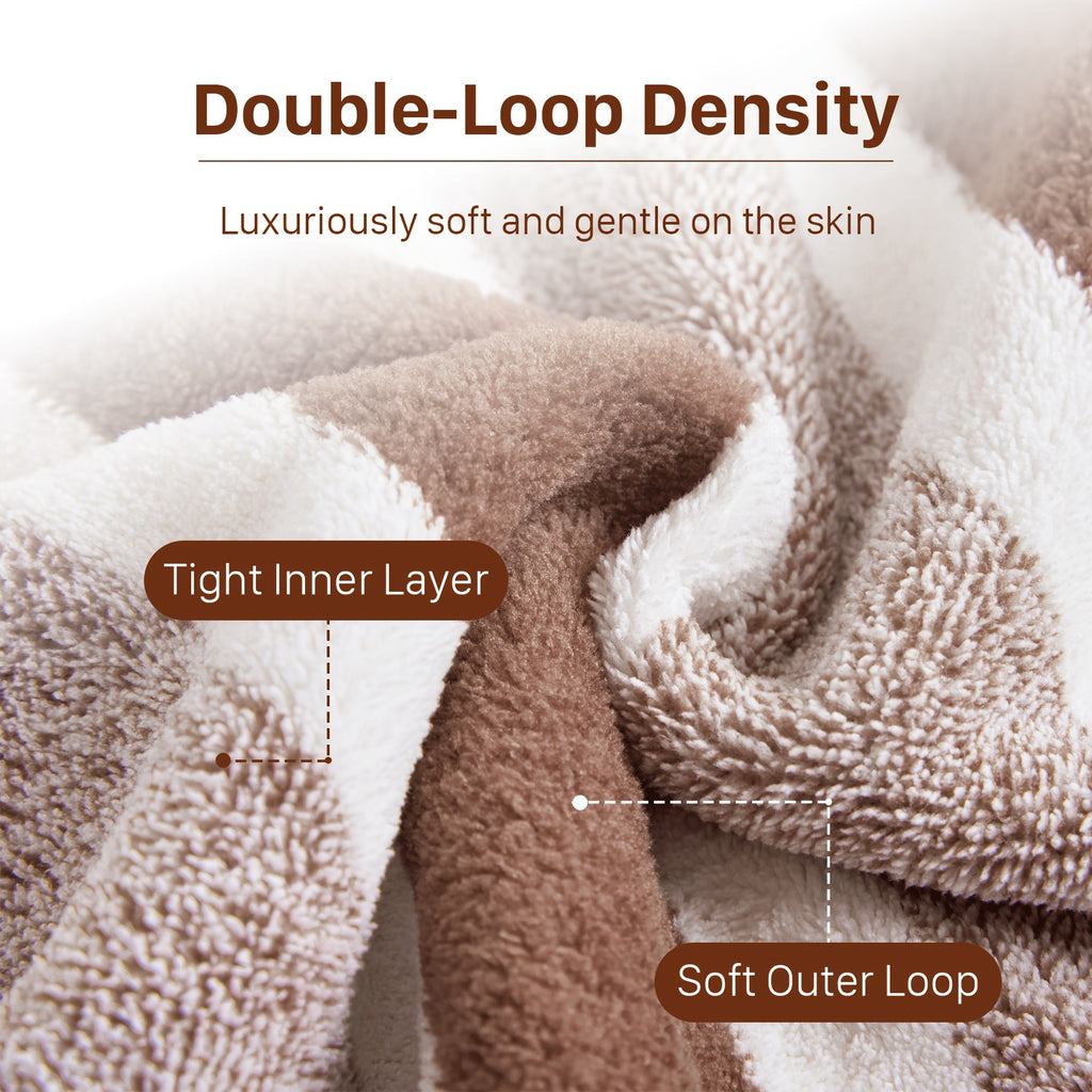 [Ultra-Soft Towel Set] 12/8pcs Towel Set, Ultra-Soft Towel Set with Excellent Absorbency And Quick-Drying Performance, 8pcss Include (1 Large Bath Towel, 2 Medium Bath Towels, 4 Small Bath Towels, 1 Hair-Drying Towel)