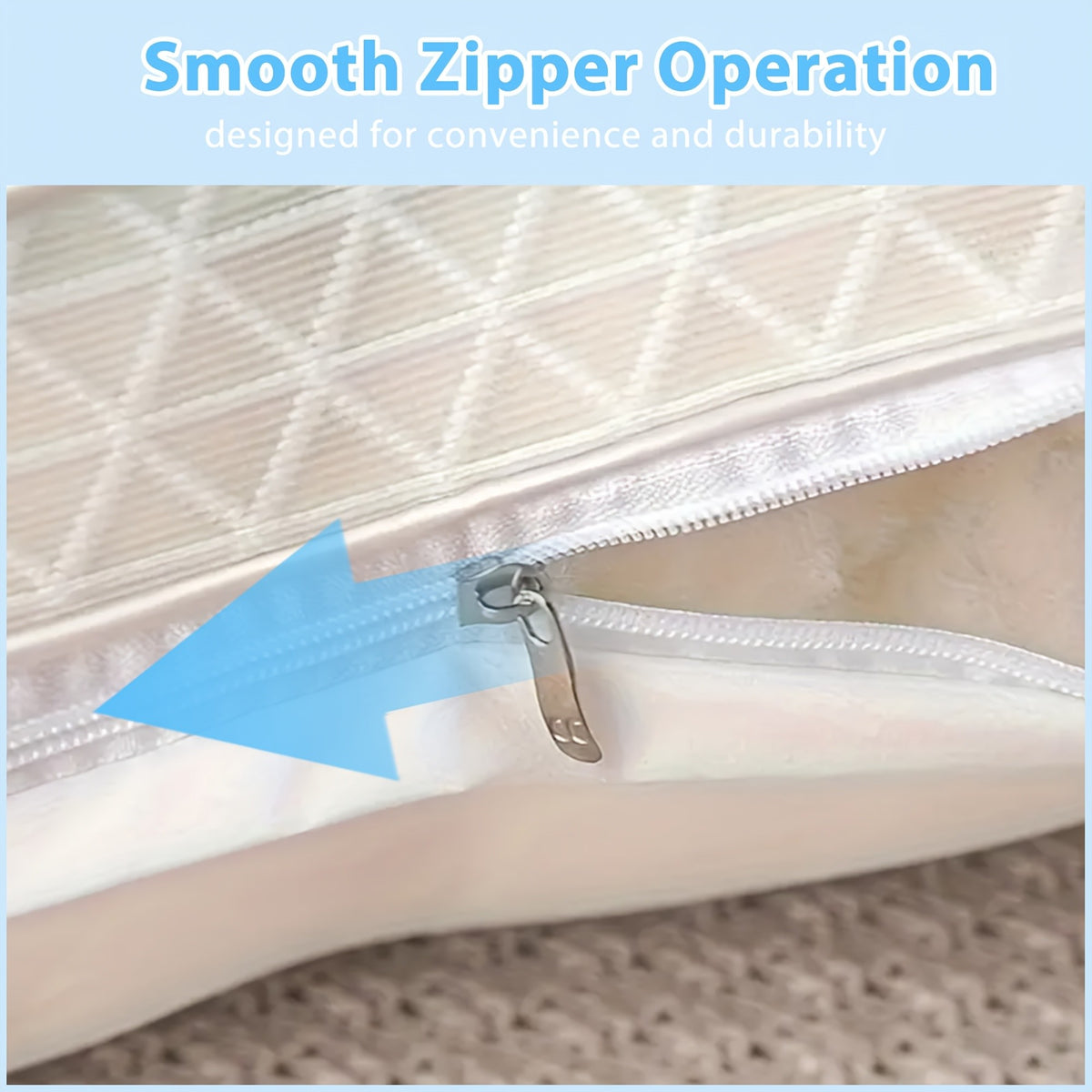 Neck Support Sleeping Pillows, 2-Pack Ergonomic Contour Design in Gray or Blue for Adult Side, Back and Stomach Sleepers, Bedroom and Dorm Bedding