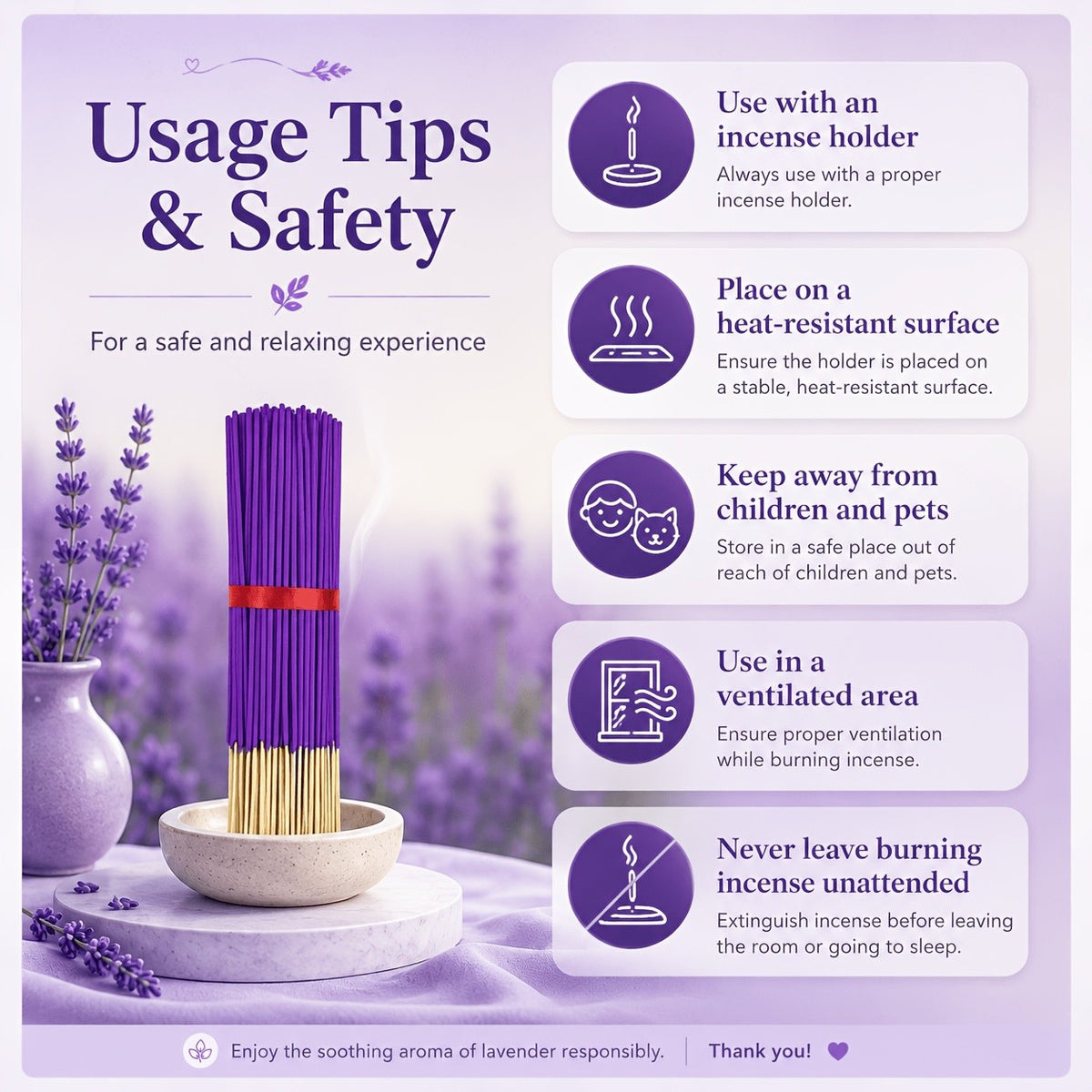 400/200/50/40/10pcs Incense Sticks - Suitable for Home, Office, Yoga, Meditation,, Long-Lasting Fragrance Gift for Christmas and Halloween