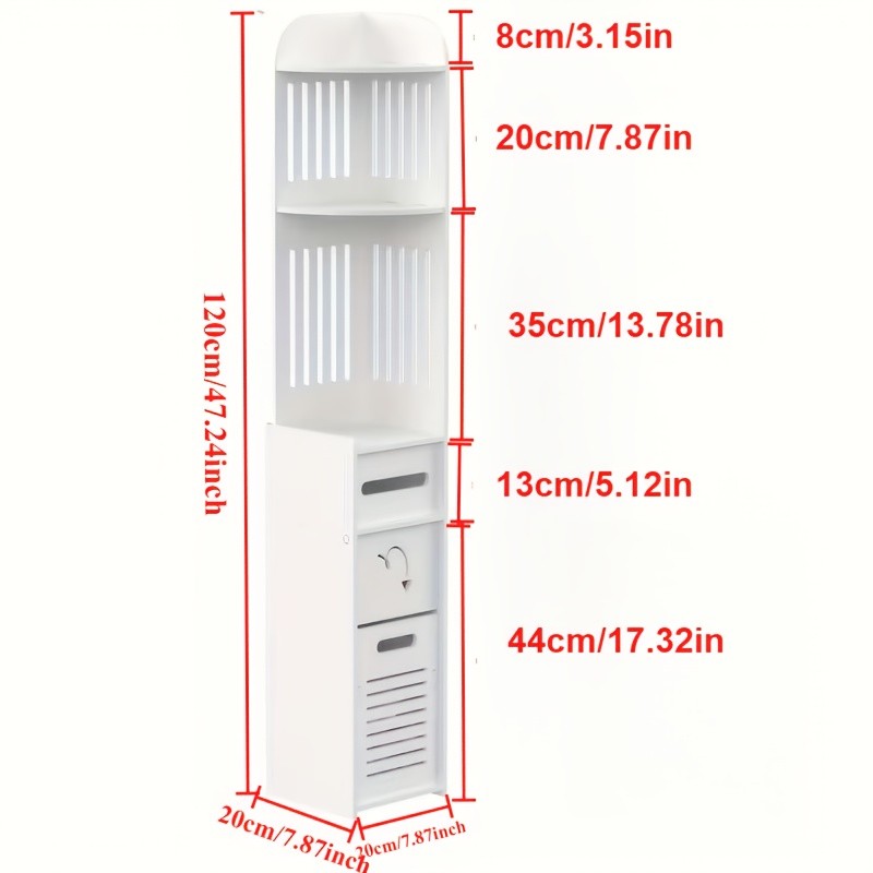 [Ideal Holiday Gift] This Large-Capacity, Multi-Functional Corner Bathroom Vanity Is Easy To Assemble, Saves Space, And Provides Ample Storage For Toiletries. Suitable For Bathrooms, Kitchens, And Bedrooms. It Makes A Wonderful Home Decoration And An Idea