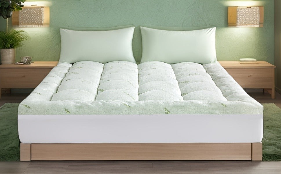 Cooling Mattress Topper Washable Soft Mattress Pad Bed Mattress Topper with 8-21" Deep Pocket