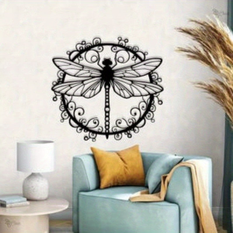 Metal Dragonfly Wall Art – Elegant Hollow Design, Ideal for New House, Wedding, Mother'S Day, Christmas Gift – Durable Metal Material, Suitable for Living Room, Bedroom, Office – Perfect Gift for Mom, Wife, Or Home Enthusiasts