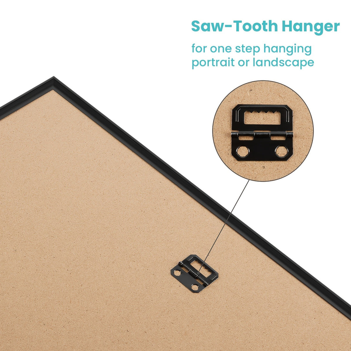 3-Pack 16X24 Picture Frames Black, Scratch-Resistant Poster Frames 16 X 24 for Photo Gallery - Slide-In Strips, Horizontal Or Vertical Wall Mounting