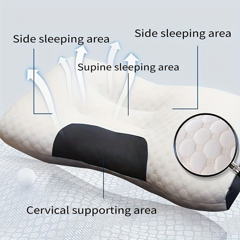 2pcs/4pcsSoft Neck Couple Pillow - Adjustable Ergonomic, Removable High-quality Pillow Core, Provides Deep Sleep Neck, No Collapse, Machine Washable