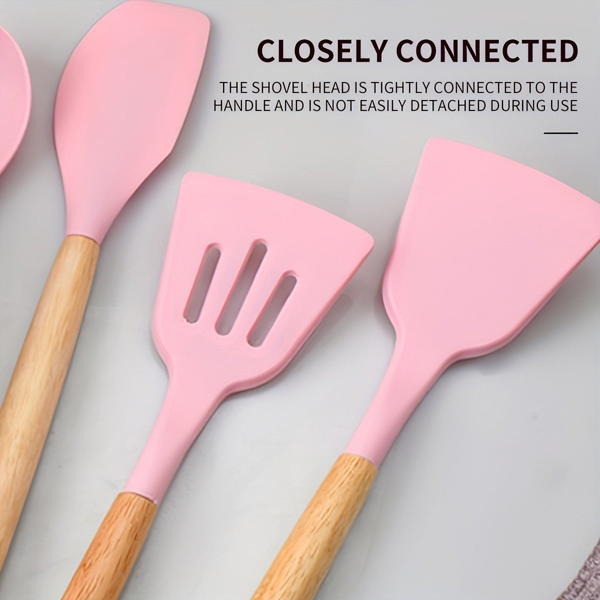 19 Sector Set And Knife Set, Perfect for Outdoor Camping - Heat-Resistant, Non-Stick, Wooden Handle, Easy to Clean - Perfect for Women'S Cooking Gifts, New Year'S And Valentine'S Day