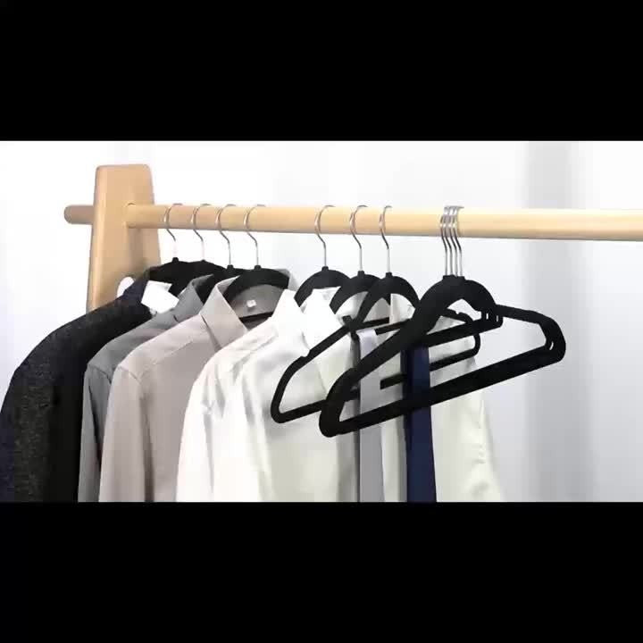 20/50 Pack Heavy-Duty Velvet Hangers, Non-Slip Design with 360° Swivel Hooks & Tie Racks, Essential for Home Organization, Dorm Storage, Prevents Clothes from Slipping, Deforming, Space-Saving Durable Hanging Tool for Wardrobes