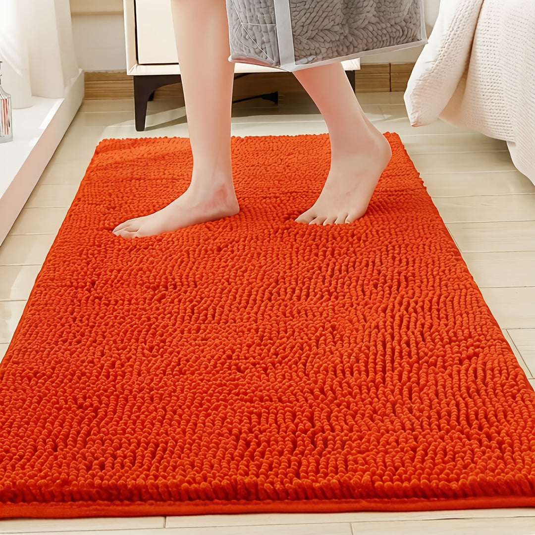 Super Absorbent Microfiber Dog Door Mat for Muddy Paws, Non-Slip Washable Pet Rug, Quick Dry Chenille Entryway Carpet, Indoor Outdoor Carpet, Outside Rug, Outside Rugs, Machine Washable Indoor Outdoor Mat