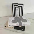 Bauhaus Inspired Book Decor, 3 Sets of 2D Flat Paper Fake Book Box Ornaments for Minimalist Home Office, Bookshelf Styling and Room Accents