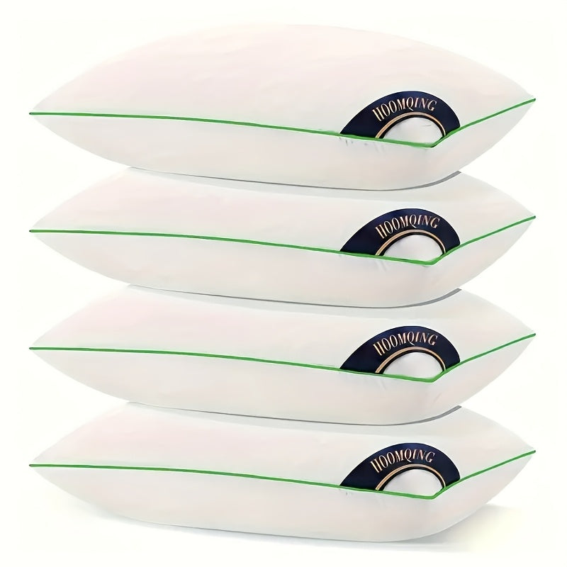 2/4pcs, Firm Supportive Sleep Pillow, Hotel-Grade Cool-to-the-Touch Feel, Filled with Premium Soft Fiber, Suitable for Back, Stomach, Or Side Sleeping Positions, Ideal Sleep Solution, Valentine's Day Gift, Presidents' Day