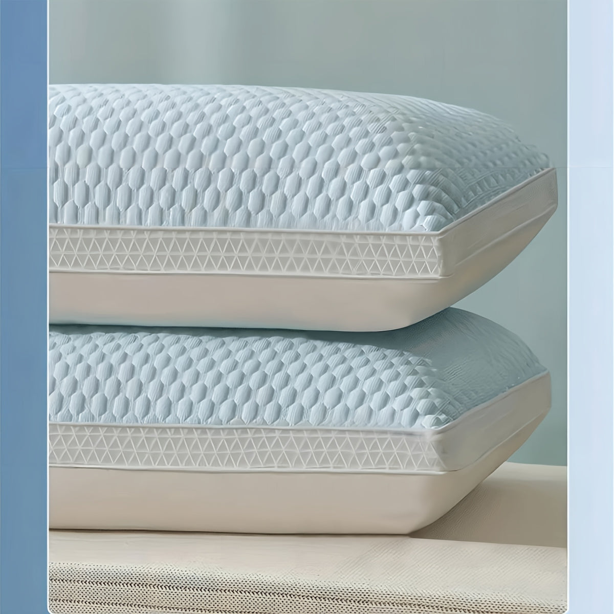 2pcs High-quality Sleep Pillows, Soft And Comfortable For Restful Sleep, Hotel-grade Pillows, Home Use Pillows, Neck Support Pillow Inserts For Student Dormitories