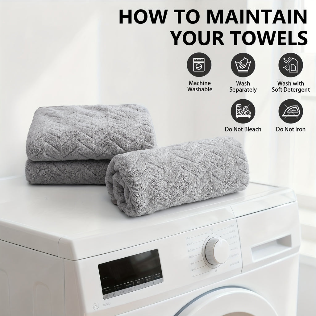 4pcs Hand Towel Set Is Made From Soft, Highly Absorbent Coral Fleece Fabric And Features Quick-drying Technology.ideal for Use At Home, Spas And Hotels, Perfect Gifts for Back to School, Labour Day, Halloween, Thanksgiving, Black Friday, Christmas!