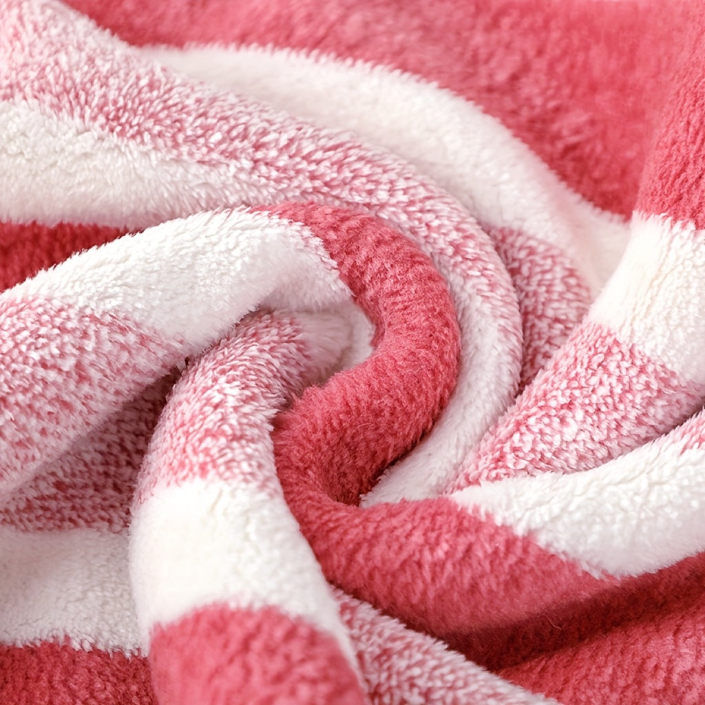 Microfiber Striped Bath Towels, 27 x 55 Inch Soft Absorbent Quick-Drying Towels in Single, 4-Pack and 5-Piece Options for Home, Beach, Spa and Gym