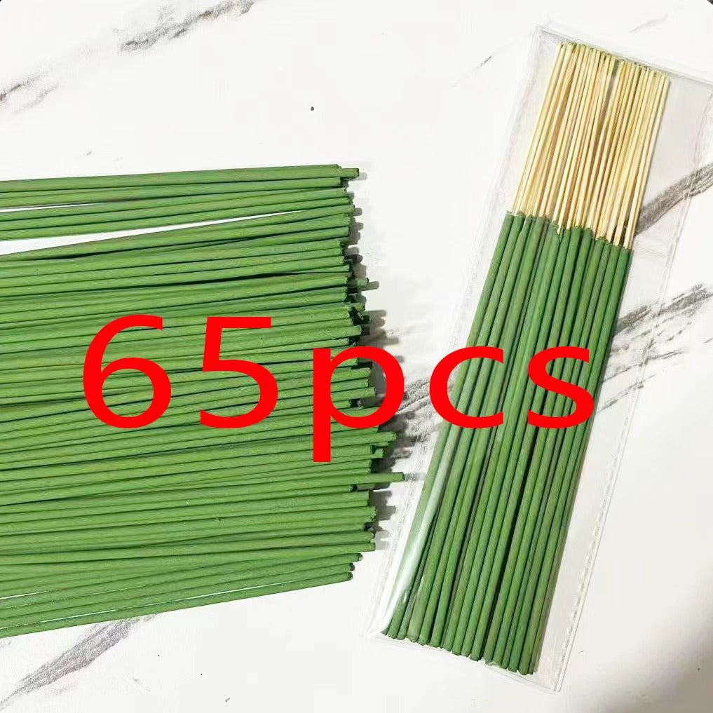 65/150pcs Extended Citronella Oil Lemon Grass Sticks - 45-Minute Burn Time, Artificial Wood Summer Scent for Home, Camping, Patio, Pool & Outdoor Activities - Air Purifying Relax, Holiday Decor (Halloween/ Christmas/ Easter/ Thanksgiving)