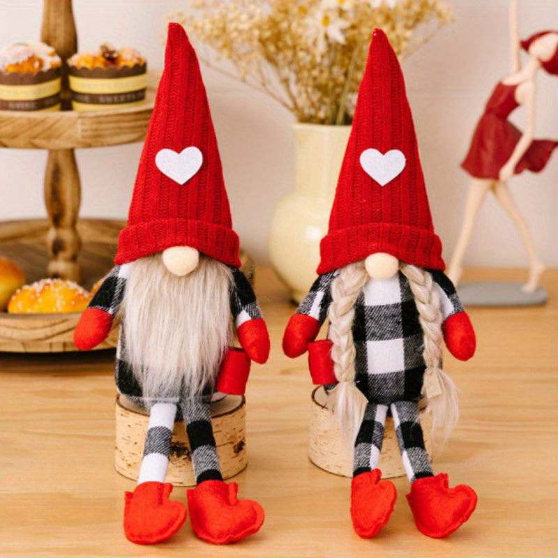 2pcs Gnomes Home Decor, Collectible Dolls, Holiday Decor Gnome Suitable for Room, Office, Living Room, Bedroom Decorations, Special Holiday Day Gifts for Man & Women. Perfect for Birthday, Mothers & Fathers Day Party Decorations.