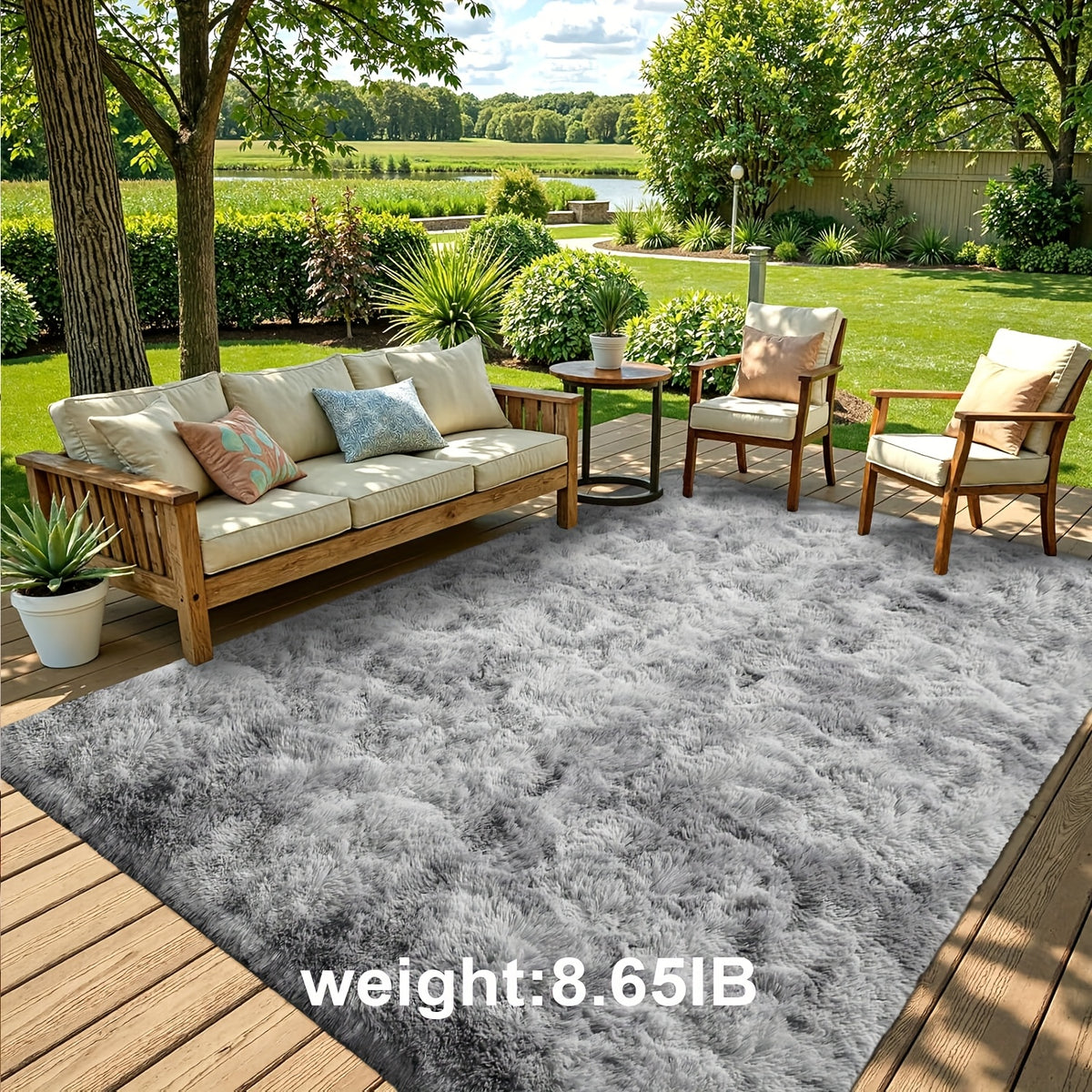 1pc Modern Style Solid Color Tie-dyed Area Rug Mat, Soundproof, Non-slip, Washable Soft And Lightweight, Suitable For Living Room, Bedroom, Can Be Used As A Graduation Season Valentine'S Day New Year Christmas Gift, Home Decoration Room Decoration.