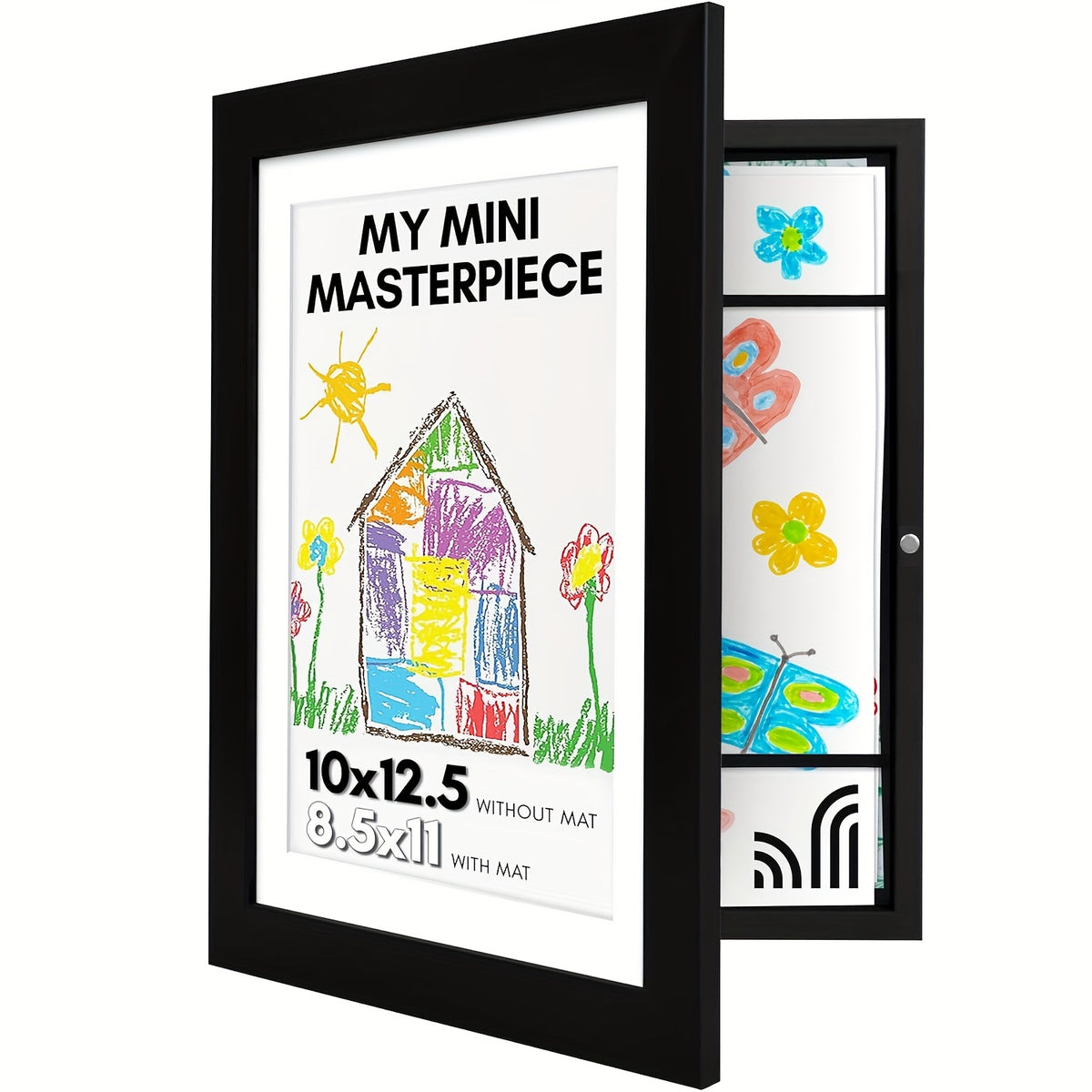 1/ 2/ 4/ 8 Pack Kids Artwork Frames Changeable, 8.5x11in Kids Art Frames Front Opening, Children Art Projects Kids Art Frames Picture Frames For Kids Drawing, Crafts, Photos, Holds 130pcs, Kids Christmas Gifts, Stocking Stuffers