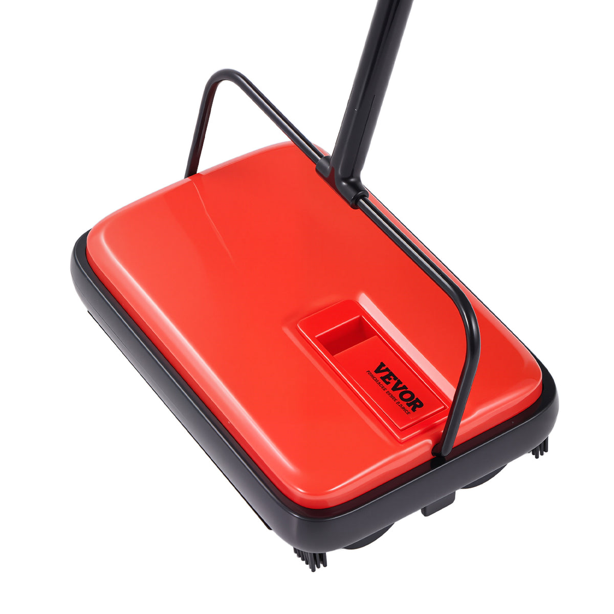 VEVOR Carpet Sweeper Manual, Floor Sweeper with 300 ml Dustbin Capacity Easy to Empty, 6.7 inch Cleaning Width for Home Office Carpets Pet Hair Dust, Purple/Red/Blue