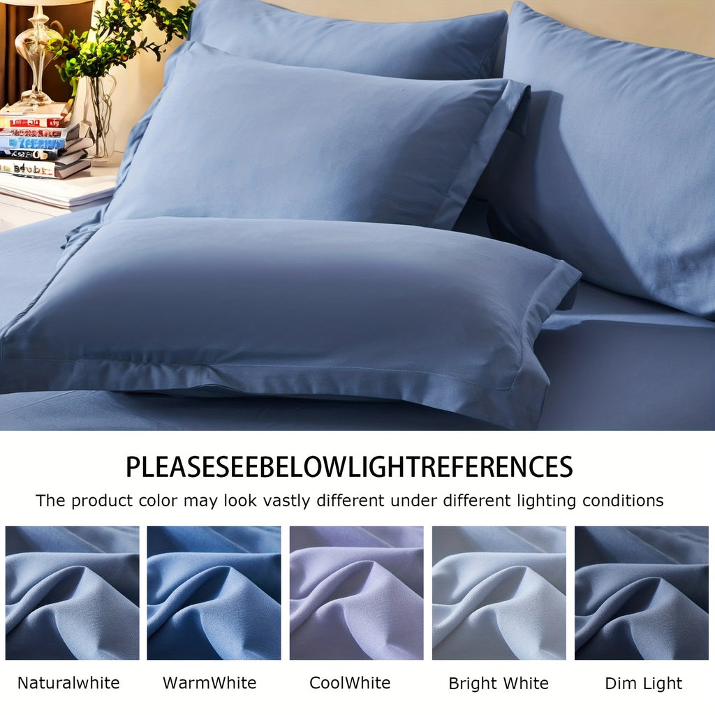 Quilted Bed in a Bag Comforter Set, 5 or 7 Piece Soft Fiber-Filled Bedding with Flat Sheet Fitted Sheet and Pillowcases for Twin Full Queen and King Beds