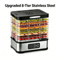 Digital Food Dehydrator with Adjustable Thermostat and Timer, Multi-Tray Electric Dryer for Fruit, Herbs, Vegetables and Homemade Snack Preparation