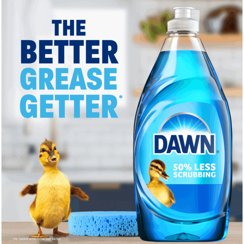 Dawn Dish Soap 2 pack Bigger Zize 18fl