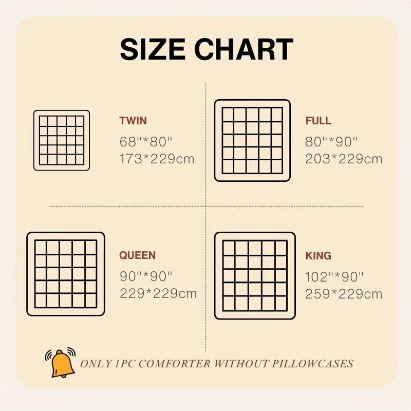 Plush Flannel Sherpa Comforter, Single Double-Sided Solid Color Bedding with Box Stitch Design for Twin XL, Full, Queen and King Bedrooms