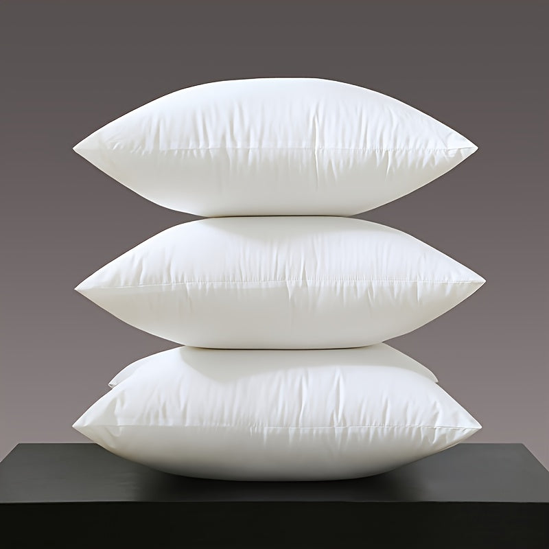 1/3/4/5pcs High-quality Throw Pillow Insert - Soft And Fluffy Square Pillow, Washable Pillow Core, Suitable for Sofas, Beds And Holiday Decorations, with A Zipper Closure. Sofa Pillow, Garden Decoration, Christmas Decoration, Perfect Holiday Gift