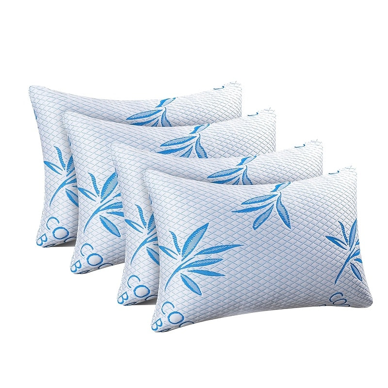 Gusseted Down Alternative Pillows, Soft Supportive Hotel-Style Bed Pillow Sets in Standard, Queen and King with 2 or 4 Pack Options for Everyday Sleeping