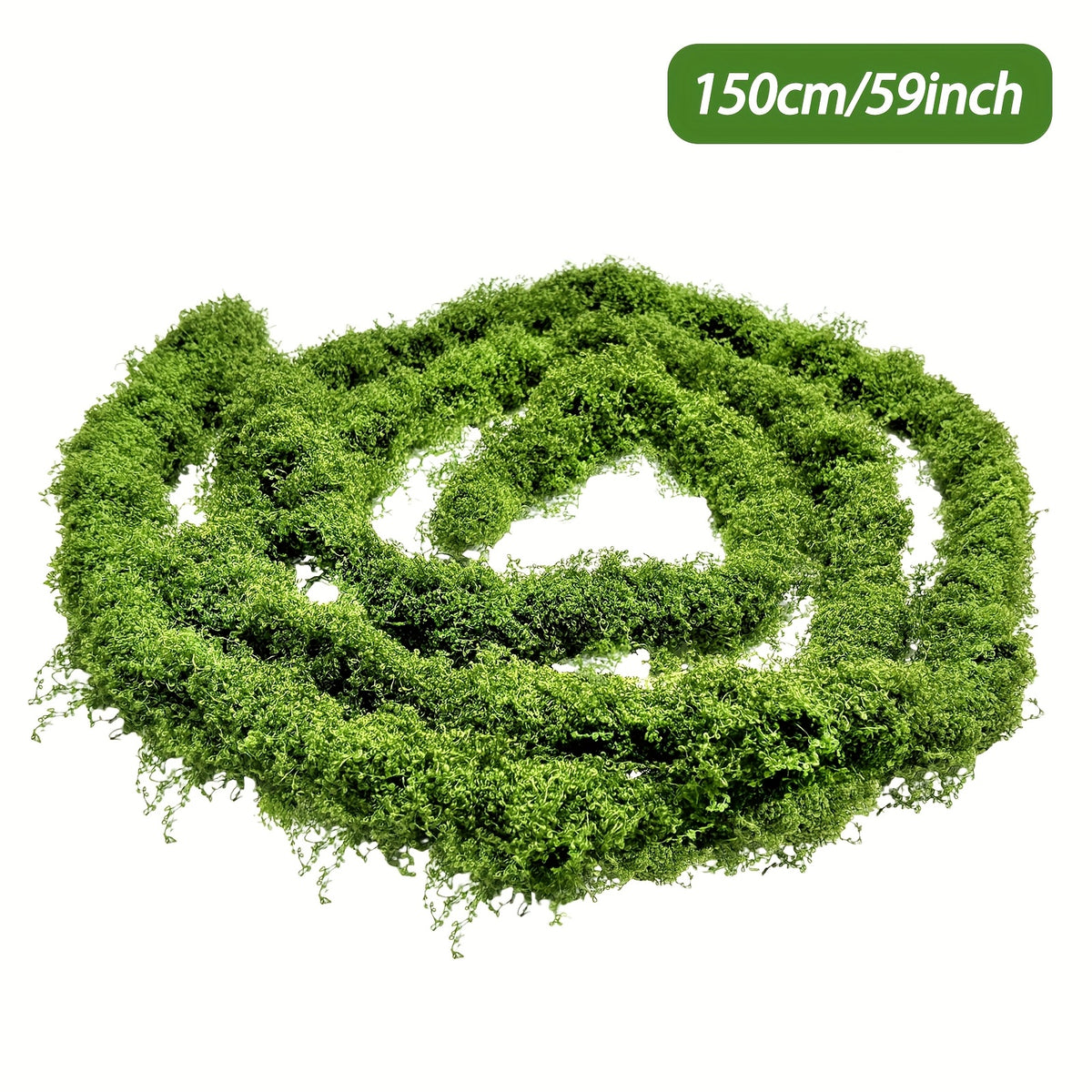 196.85inch/118.11inch/59.06inch Artificial Vine, Decorative Moss Vines, Home Decoration Plants, Can Be Used For Wall Decoration, Wedding Background, Fence, Garden Decoration, Christmas, Party Decoration, Festival Decoration