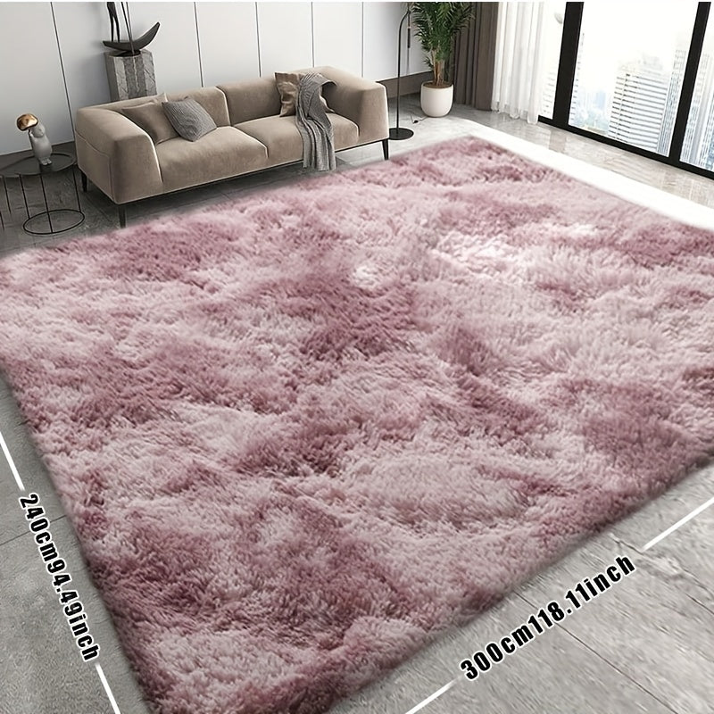 1pc Of Super Soft And Thickened Fluffy Living Room Rug, Soft Plush Rug, Bedroom Interior Rug, Fluffy Faux Fur Rug, For Living Room 8*10ft/96*120inch