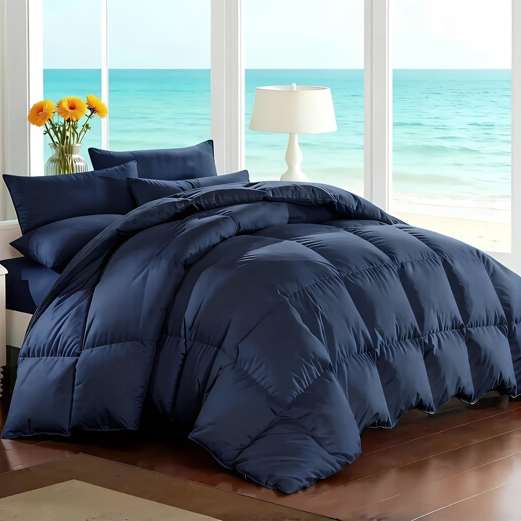 Cosybay 7 Piece Luxurious Comforter Set Queen/King/Full Size, Bed In A Bag Bedding Includes 1 Comforter, 1 Bed Sheet, 1 Fitted Sheet, 2 Pillowcases, 2 Pillow Shams, Soft Complete Bedding for Home Hotel, Perfect for Halloween Holiday, Birthday