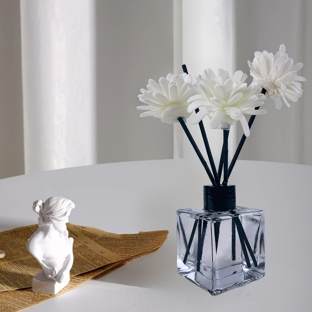 1pc/set 50ml/ 1.69oz Reed Diffuser Set - Elegant Aromatherapy with Long-Lasting Fragrance, Ideal for Bedroom, Living Room, Study - Sophisticated Home Decor Gift, AIR FUSION Diffuser Stick Home Fragrance Light Aroma Scented Home Essential Oil