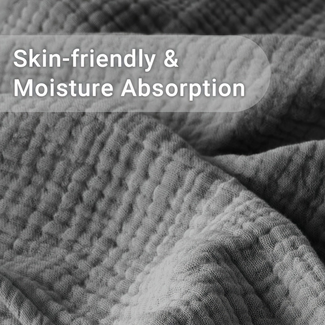 100% Muslin Blankets 6 Layers, Cooling Blanket, Room Decor Blanket, Perfect Holiday Gifts, Breathable & Lightweight, Camping Stuff, Soft Gauze Blanket, Suitable For New Year, Christmas Gifts
