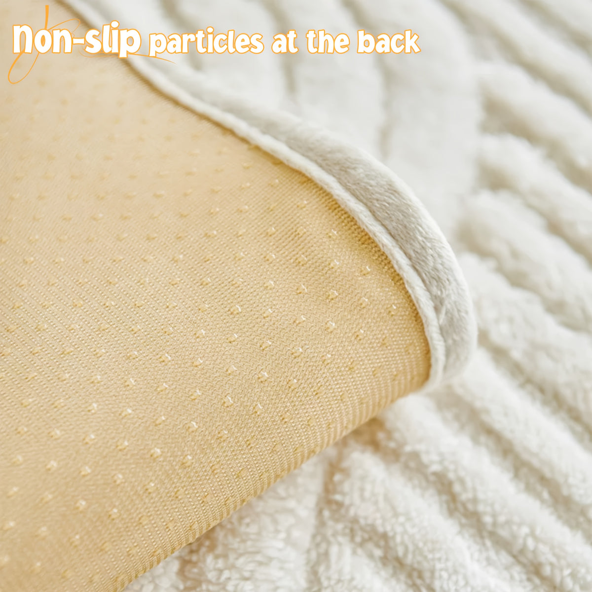 1pc of Thick, Quilted Sofa Cushion That Is Stylish, Durable, Warm, And Non-Slip. This Plush Sofa Cover Is Breathable And Comfortable, Making It Perfect for Families with Pets. It Is Suitable for Use in The Bedroom, Office, Living Room