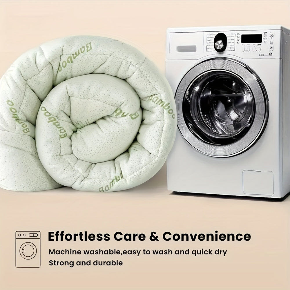 Cool Bamboo Mattress Top Layer - Blanket Mattress Cover, Pillow Mattress Cover, with 8-21 Inches Deep Pockets, Suitable for Home, Hotel, And Dormitory Bedding