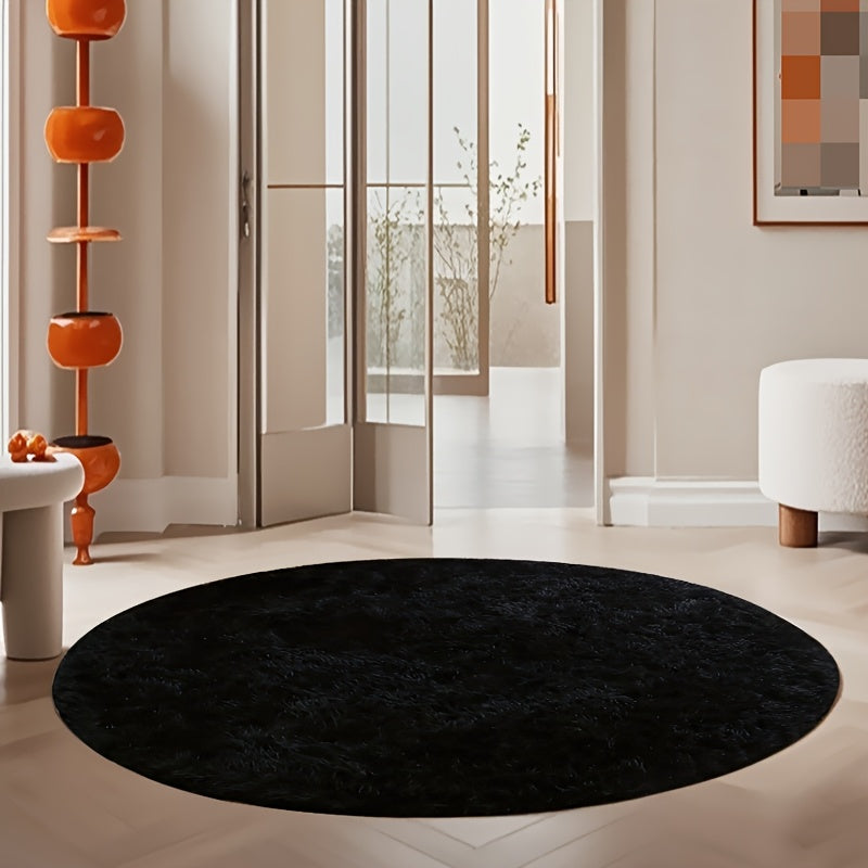 1pc Of Ultra Soft And Thick Fluffy Living Room Carpet, Non Slip, Soft, Comfortable, Fashionable, High-end, Available In Various Sizes And Colors. The Carpet Can Be Used for Bedroom, Dining Room, Living Room, And Office Decoration, Home Decoration
