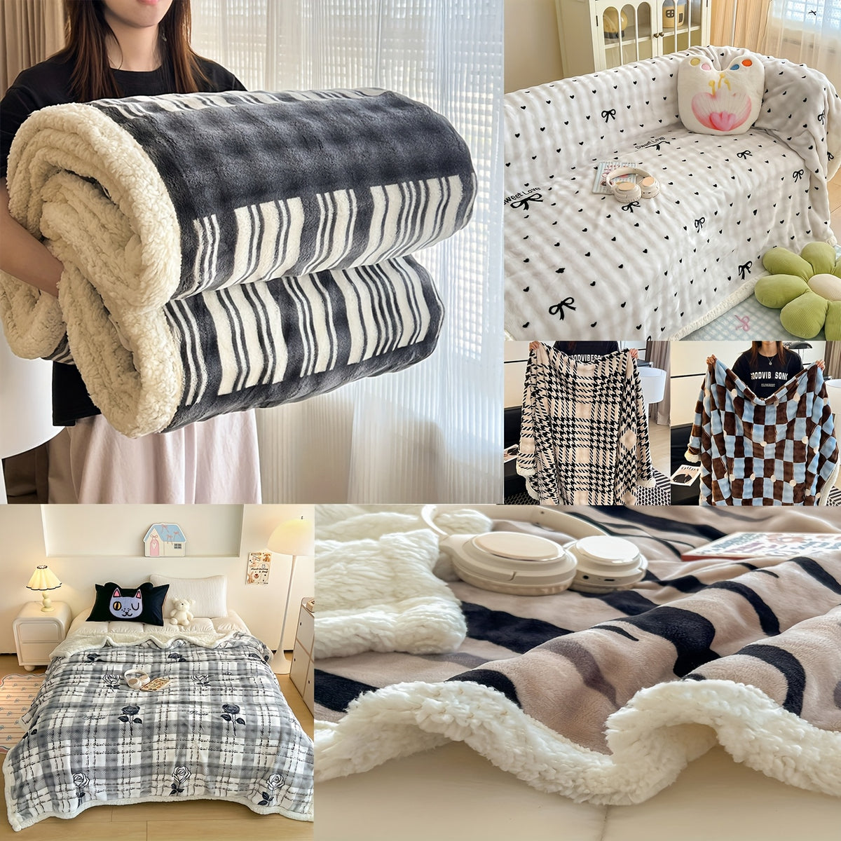 Heavyweight Bed Blanket, High Quality Luxury Fall Blankets, Machine Washable King Size Blanket, Gravity Blanket For Sofa Cover, Blanket For Sofa, Dormitory And Bedroom Cozy Bedding, Fall Room And Bedroom Decor, Halloween Gifts