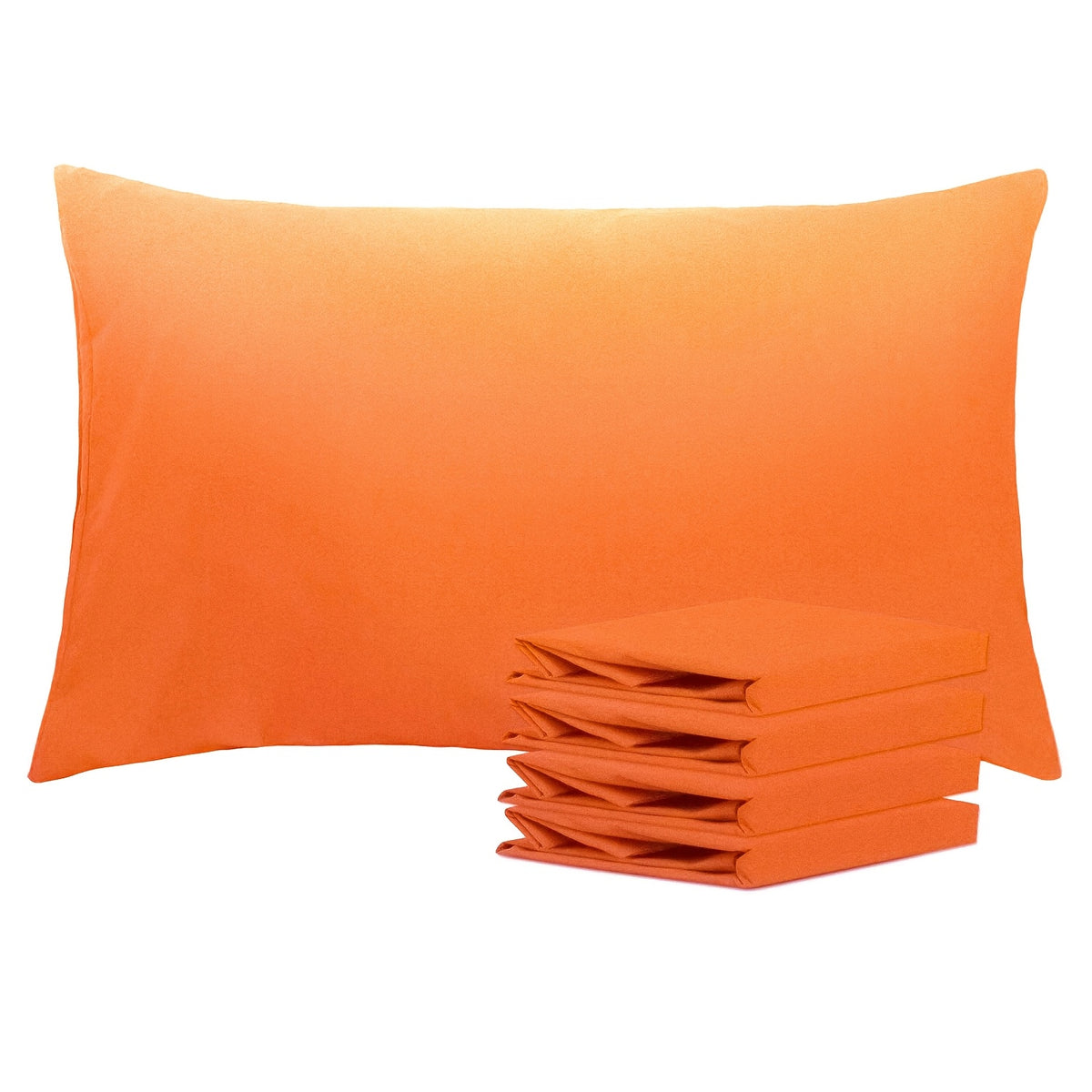4 Pack 20x30 Brushed Microfiber Pillowcases | Envelope Closure, Soft, Wrinkle-Free, Fade-Resistant, Solid Color, Viscose Blend
