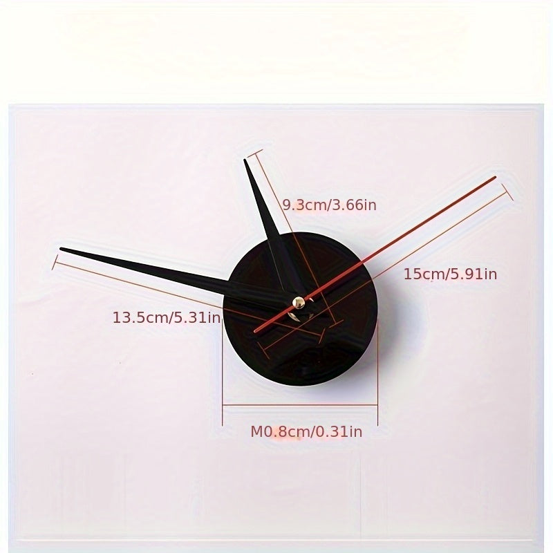 3D Illuminated Silent Wall Clock - Battery Operated Plastic Round Sticker Clock for Living Room, Bedroom, Office Decoration And More, Who Can Say No to a Clock Where You Can See The Time Clearly Without Turning on The Lights? Welcome to Order!
