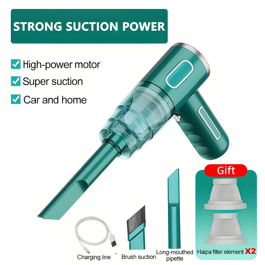 Rechargeable Handheld Vacuum Cleaner For Home And Car - Powerful Wireless Dustbuster For Auto And Household Cleaning