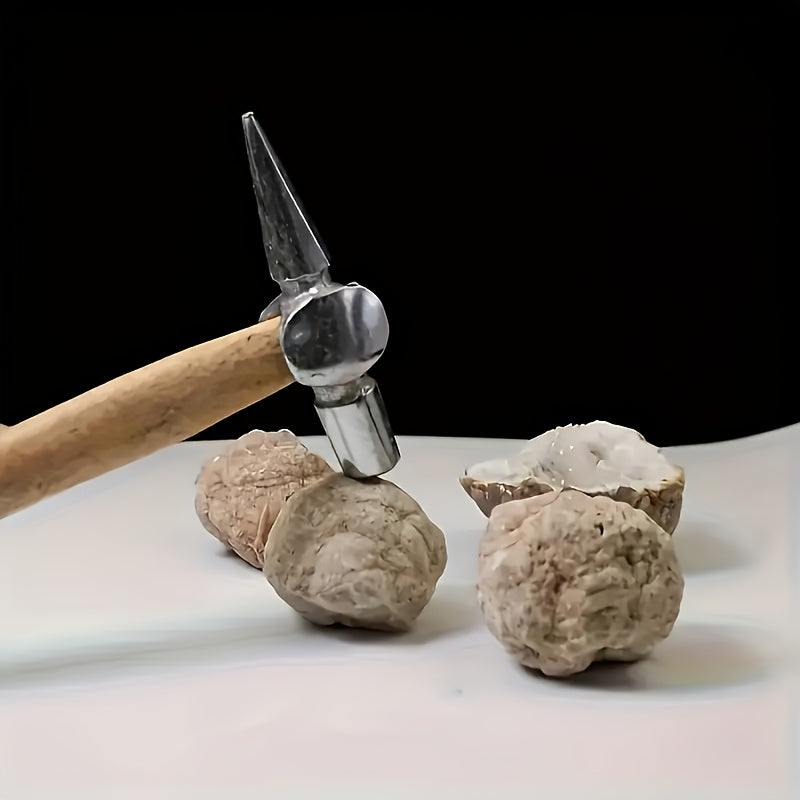 10/20pcs Natural Quartz & Agate Geode Eggs - Break-Open with Natural Mineral Formations, Crystal Specimen for Collectors, DIY Crafts & Unique Crystal Gifts (10 or 20 Geodes)