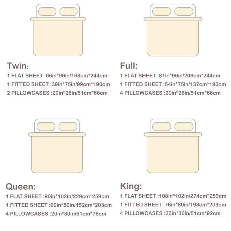 100 GSM Microfiber Sheet Set with Pillowcases, Soft Breathable Solid Color Bedding, Machine Washable Twin Full Queen King Bedroom Essentials
