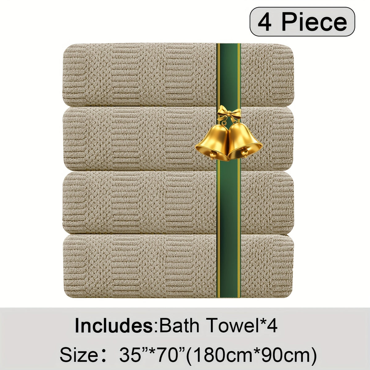 Oversized Bath Towels Set, Extra Large Towel Microfiber Soft XL Bath Sheet Super Absorbent Bathroom Towels Set Quick Dry Plus Size Shower Towels for Family Hotel, Wash Cloths