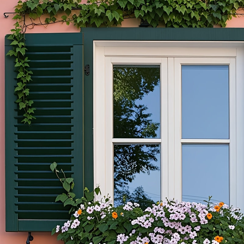 20, 47x125, 98 Inch One-Way Privacy Insulation Sun Film - Static Cling Adhesive, One-Sided Mirror Surface, Thermal Insulation & Glare Reduction for Office Windows, Kitchen Balcony, Home Bedroom, Office Window Privacy | Modern Window Decor | Easy Installat