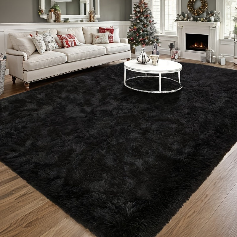 Extra Large Shaggy Rug Suitable for Living Room & Bedroom - Soft with PVC Backing, Machine Washable Anti-Slip Floor Mat, Modern Fluffy Floor Suitable for Christmas, for Decor, Use, Large Rectangular