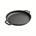 Seasoned Cast Iron Skillet, Versatile Cooking Pan in 1, 2 or 3 Piece Options for Homemade Pizza, Everyday Kitchen Meals and Outdoor Camping