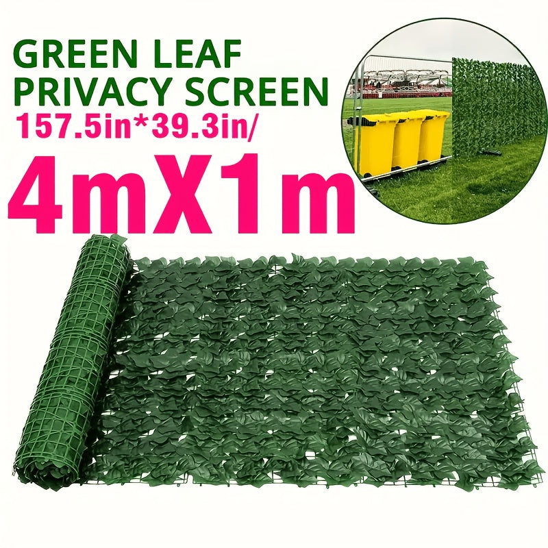 60X120in Artificial Ivy Privacy Fence Screen: Realistic UV-Anti Faux Ivy Hedge Panel, Indoor And Outdoor Decor for Patio, Garden, Balcony, And Fence Cover