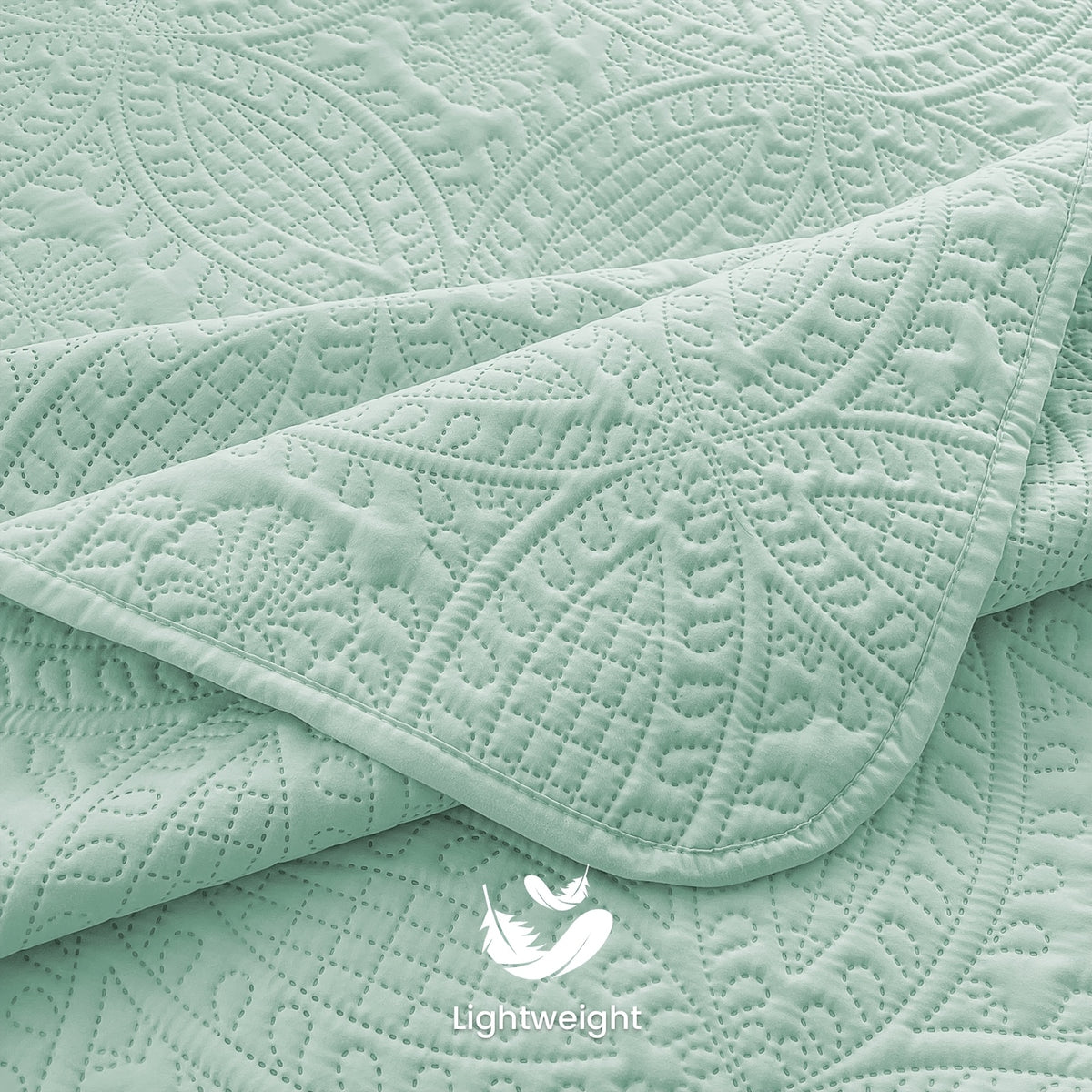 Lightweight Quilted Comforter -1pc Soft And Breathable White Bedspread, Modern Style Coin Pattern Quilt, Air-conditioned Quilt, Holiday Gifts For Family And Friends, Five-Star Hotel Sleep Experience-Excludes PillowcasesAll Seasons