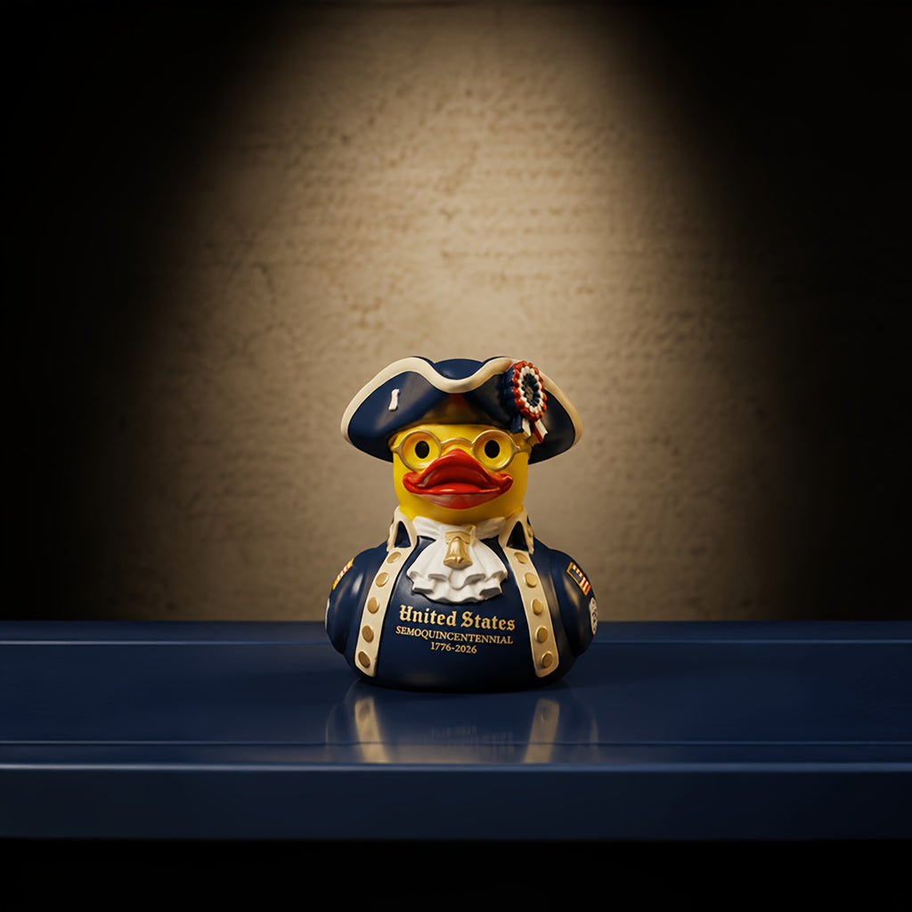 A 250th Anniversary Commemorative Edition Liberty Eagle Duck - 1776-2026 Memorial Collectible Resin Sculpture, Suitable for Placement in Multiple Scenes, Fully Loaded with Historical Commemorative Attributes, a Unique Cultural Symbol, an Exclusive